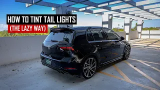 How to tint tail lights on Golf R (Introducing my VW MK7.5 Golf R)