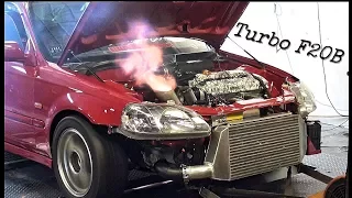 460hp F20B 6262 Civic Dyno Tune