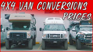 Choosing 4x4 Van Conversion for Van Life - Mercedes Sprinter 4x4 , Ford Transit 4wd , Ford Econoline