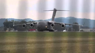 C-17 Globemaster - statika+otevírání rampy+rolo (Dny NATO Days 2015)