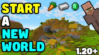 Minecraft - HOW TO START A NEW WORLD - (1.20+)