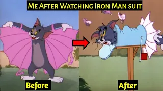 Me After Watching Iron man suit Funny meme 😂😂 | Tom and jerry funny meme