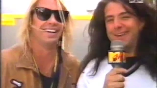 MÖTLEY CRÜE | VINCE NEIL Interview Donington 1990 | MTV Headbanger's Ball | Riki Rachtman