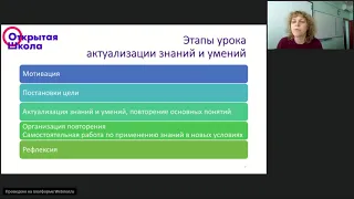 Проведение урока актуализации знаний и умений  повторения  и урока построения системы знаний  обобще