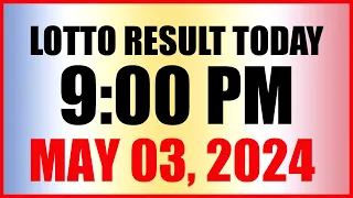 Lotto Result Today 9pm Draw May 3, 2024 Swertres Ez2 Pcso