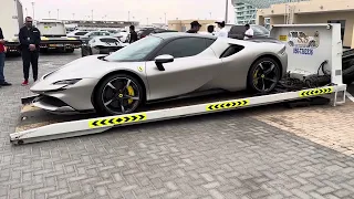 Ferrari SF90 Straddle  unloading