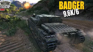 FV217 Badger, 9585 damage - 6 vehicles destroyed! WOT