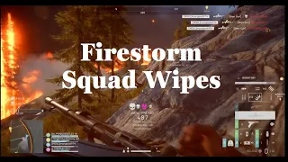 Battlefield 5 Firestorm Squad Wipes (Battle Royale Best Moments) PS4