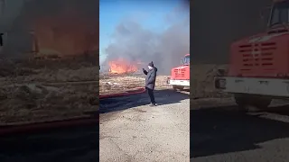 Пожар в Верхней Салде 27.03.2020