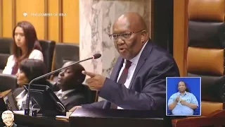 Funny Parliament. Lechesa Tsenoli Telling MP To Go Outside For Fresh Air