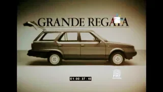 FIAT REGATA WEEKEND 100S,Italian TV Ad, 1985.