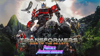 Transformers rise of the beasts, final battle scene with avengers endgame music ￼