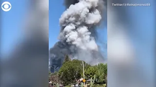 Massive fireworks explosion in Ontario, CA neighborhood