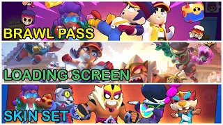 SEASON 10 - Brawl Pass Unlock Screen, Loading Screen, Skin Set | Brawl Stars  #YearofTheTiger