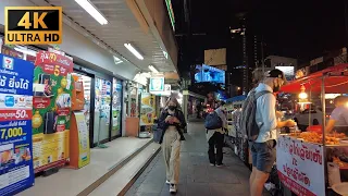 Bangkok Saturday Evening Walk • Thonglor Nightlife  🇹🇭 Thailand 4K