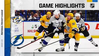 Predators @ Lightning  12/8 | NHL Highlights 2022