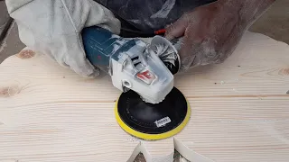 Fastest way to Polish Wood | Angle Grinder Tutorials