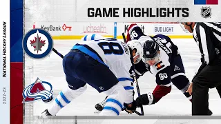 Jets @ Avalanche 4/13 | NHL Highlights 2023