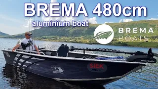 BREMA-ALUMINIOWA ŁÓDŻ WĘDKARSKA/BREMA ALUMINIUM FISHING BOAT 480 cm.NEW FISHING BOAT.