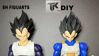 TK DIY VEGETA | BASE FORM VEGETA | TK_DIY | UNBOXING | REVIEW | HEAD SWAP | COMPARISON #vegeta