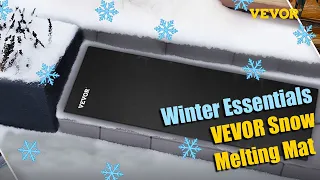 VEVOR Snow Melting Mat ❄️ 20" x 5' Walkway No-Slip Heating Entrance Mat Waterproof