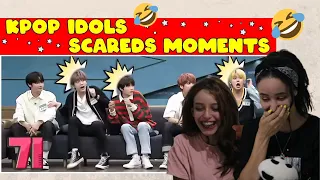 Kpop Idols Scared Moments | REACTION