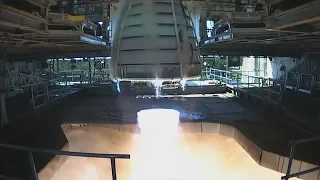 500 Second RS-25 Engine Hot Fire Test