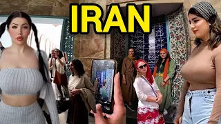 What Western Media Don’t Show You About IRAN!! Incredible Walking tour of Saadi Tomb in Shiraz, Iran
