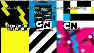 Todas las cortinillas de Cartoon Network (Latinoamérica) 1993-presente