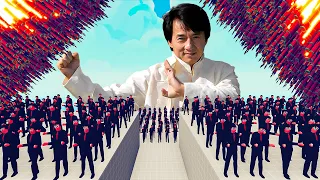 100x JACKIE CHAN + 1x GIANT vs EVERY GOD - Totally Accurate Battle Simulator TABS