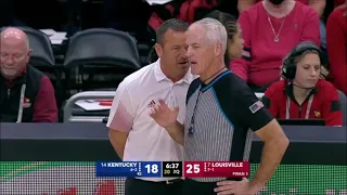 3 Technical Fouls Called In HEATED Rivalry Game | #7 Louisville Cardinals vs #14 Kentucky Wildcats