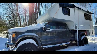 Dewinterizing a Host Mammoth Truck Camper with Washer