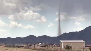 Tornado in New Mexico “land spout”