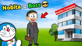 Nobita Became Boss 😂 || Funny Game Boss Life