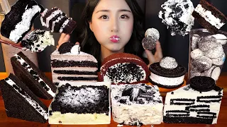 드디어 가져왔습니다🍩 오레오 먹방 ASMR 디저트ㅣ투썸 아이스박스 케이크부터 아이스크림 초콜릿 롤 쿠앤크 머랭까지ㅣDessert Oreo Cake Mukbang