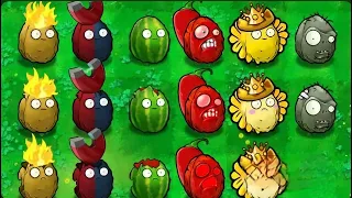 Strongest Fusion Planthybrid seed rain14 Vs  Zombies PvZ Plus pvz funny moments