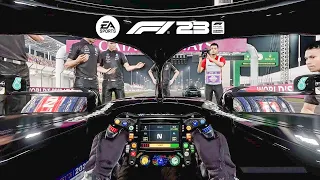 F1 23 : Hamilton in Qatar Grand Prix - Amazing Cockpit View
