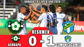 Achuapa 0 vs Comunicaciones 1 - RESUMEN - Jornada 14 - Apertura 202