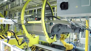 Porsche Taycan CAR FACTORY Production Line