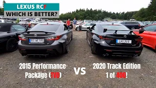 Comparing Track Edition RCF To My Modified Lexus RCF