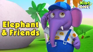 Elephant and Friends Story | English Stories for Kids | KidsOne