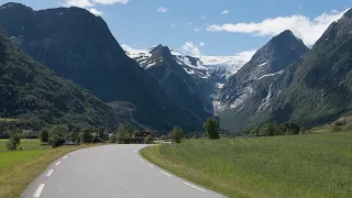 Oldedalen from Stryn (Norway) - Indoor Cycling Training