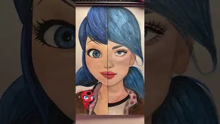 OMG!!✨This Miraculous LADYBUG Fanart is Wholesome✨ | Marinette in Realism | Cosaette Art #shorts