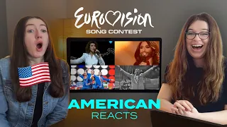 FIRST TIME EVER WATCHING EUROVISION 🇺🇸 My American friend guesses TOP 5 and BOTTOM 5 performances