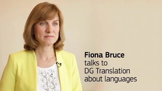 Fiona Bruce talks to DG Translation about languages