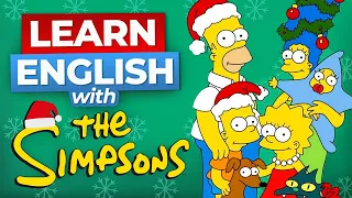 Learn English with The Simpsons | English Christmas Vocabulary & Culture