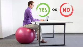 Use Ball as Chair at Work?? Is it good for Back Pain or Backache?
