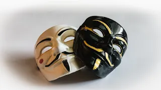 How to make anonymous mask/Copy The V for Vendetta Mask