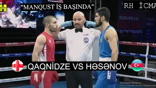 "MANQUST İŞ BAŞINDA!".Malik Həsənov(AZE) vs Laşa Qaqnidze(GEO)  #nokaut #boxing #boks #mma #baki