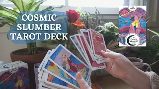 Cosmic Slumber Tarot Unboxing & Flip Through 🔮 Relaxing & Chatty 🌙